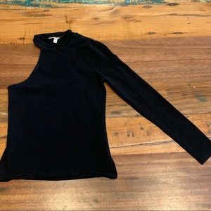 Express - Asymmetrical BodyCon Limited Edition Solid Black